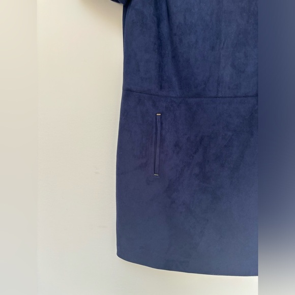 ELIE TAHARI BNWT | Faux suede shift dress | Size 10 - Picture 5 of 8